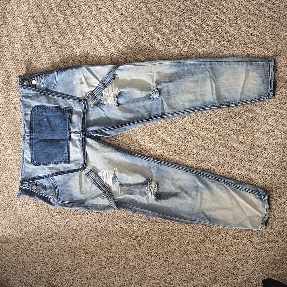 Mens distressed Overalls